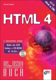 HTML 4, m. CD-ROM - Kobert, Thomas