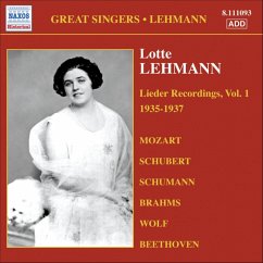 Liederaufnahmen Vol.1 1935-37 - Lehmann,Lotte