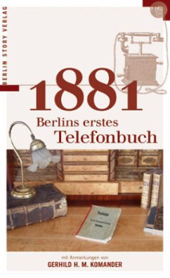 Cover Berlins erstes Telefonbuch 1881