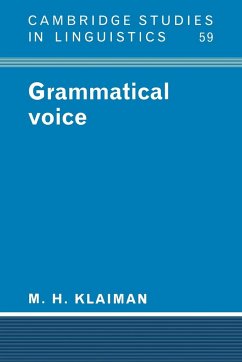 Grammatical Voice - Klaiman, M. H.