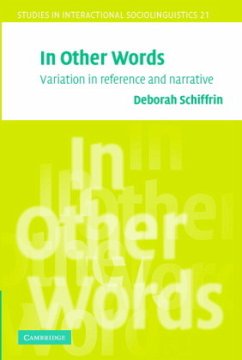 In Other Words - Schiffrin, Deborah