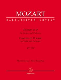 Violinkonzert D-Dur KV 271, Klavierauszug - Mozart, Wolfgang Amadeus