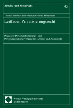 Leitfaden Privatisierungsrecht - Blanke, Thomas; Gebhardt, Allmar; Heuermann, Marina