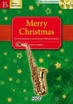 Merry Christmas, für Altsax / Baritonsax, m. 2 Audio-CDs