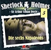 Die sechs Napoleons, 1 Audio-CD / Sherlock Holmes, Audio-CDs Bd.5