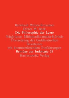 Die Philosophie der Leere - Weber-Brosamer, Bernhard;Back, Dieter M.