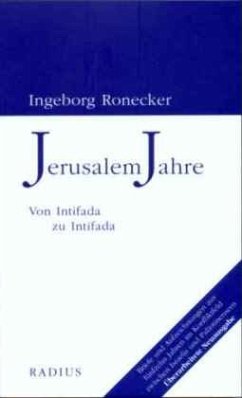 JerusalemJahre - Ronecker, Ingeborg