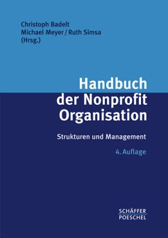 Handbuch der Nonprofit Organisation - Badelt, Christoph / Meyer, Michael / Simsa, Ruth (Hgg.)