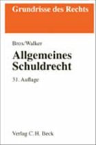 Allgemeines Schuldrecht - Brox, Hans (Begr.) / Walker, Wolf-Dietrich (Fortg.)