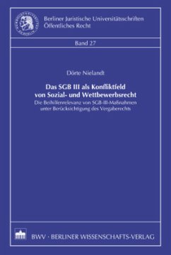 Cover Das SGB III als Konfliktfeld von Sozial- und Wettbewerbsrecht
