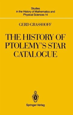 The History of Ptolemy¿s Star Catalogue - Graßhoff, Gerd