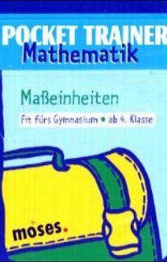 Mathematik: Maßeinheiten / Pocket Trainer, Lernkarten