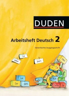 Cover Klasse 2, Arbeitsheft Deutsch, Vereinfachte Ausgangsschrift / Duden Sprachbuch, Ausgabe B