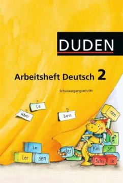Cover Klasse 2, Arbeitsheft Deutsch, Schulausgangsschrift / Duden Sprachbuch, Ausgabe B