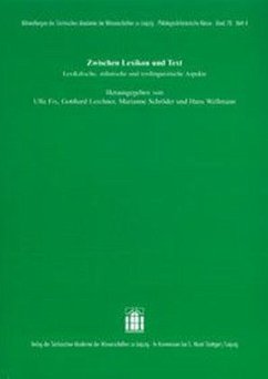 Zwischen Lexikon und Text - Fix, Ulla / Lerchner, Gotthard / Schröder, Marianne / Wellmann, Hans