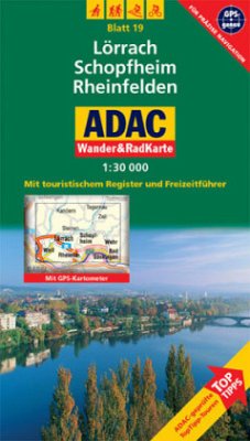 Cover ADAC Wander&RadKarte Lörrach, Schopfheim, Rheinfelden