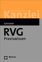 RVG Praxiswissen - Schneider, Norbert