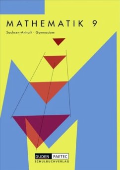 Klasse 9, Lehrbuch / Mathematik, Ausgabe Sachsen-Anhalt, Gymnasium, Neubearbeitung