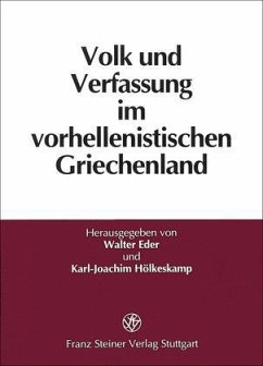 Volk und Verfassung im vorhellenistischen Griechenland - Eder, Walter / Hölkeskamp, Karl-Joachim