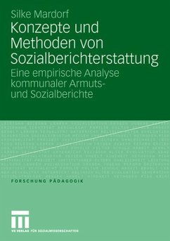 Konzepte und Methoden von Sozialberichterstattung - Mardorf, Silke