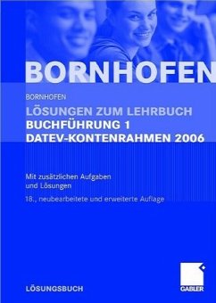 Cover Lösungen zum Lehrbuch Buchführung 1 DATEV-Kontenrahmen 2006
