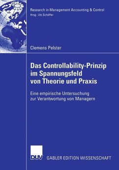 Das Controllability-Prinzip im Spannungsfeld von Theorie und Praxis - Pelster, Clemens