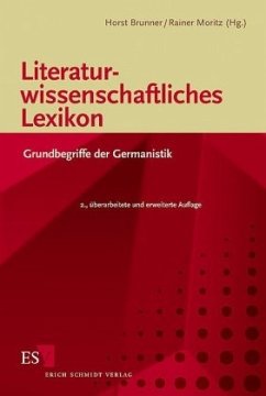 Literaturwissenschaftliches Lexikon - Brunner, Horst / Moritz, Rainer (Hgg.)