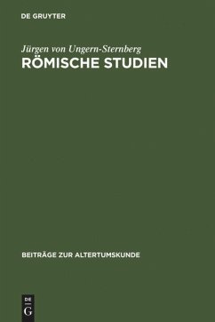 Römische Studien - Ungern-Sternberg, Jürgen von