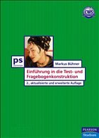 Einführung in die Test- und Fragebogenkonstruktion - Bühner, Markus