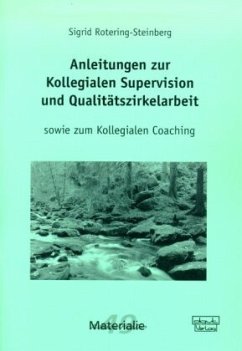Cover Anleitungen zur Kollegialen Supervision und Qualitätszirkelarbeit