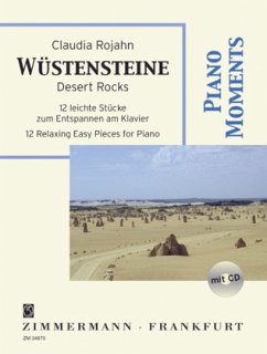 Cover Wüstensteine, für Klavier, m. Audio-CD