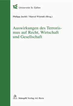 Cover Auswirkungen des Terrorismus auf Recht, Wirtschaft und Gesellschaft