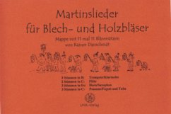 Cover Martinslieder für Blech- und Holzbläser, 11 Bläsersätze