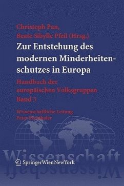 Cover Zur Entstehung des modernen Minderheitenschutzes in Europa