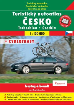 Touristischer Autoatlas Tschechien. Turisticky autoatlas Cesko. Tourist Road Atlas Czechia. Turisticky autoatlas Cesko. Tourist Road Atlas Czechia