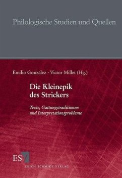 Die Kleinepik des Strickers - González, Emilio / Millet, Victor (Hgg.)