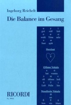 Die Balance im Gesang - Reichelt, Ingeborg