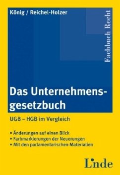 Das Unternehmensgesetzbuch (f. Österreich) - König, Wolfgang;Reichel-Holzer, Claudia