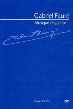 Musique religieuse, Partitur - Fauré, Gabriel