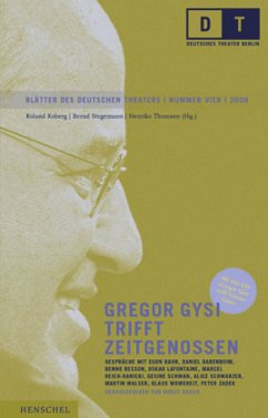 Cover Gregor Gysi trifft Zeitgenossen, m. Audio-CD