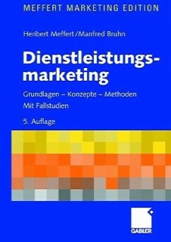 Dienstleistungsmarketing - Meffert, Heribert / Bruhn, Manfred