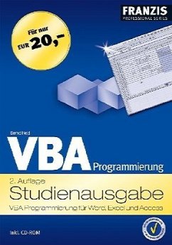 VBA Programmierung. Studienausgabe. VBA Programmierung für Word, Excel und Access - Held, Bernd