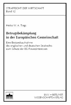 Cover Betrugsbekämpfung in der Europäischen Gemeinschaft