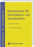 Gesetzestexte für Schiedsämter und Schiedsstellen