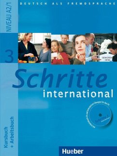 Schritte international 3. Kursbuch + Arbeitsbuch mit Audio-CD zum Arbeitsbuch und interaktiven Übungen - Hilpert, Silke; Niebisch, Daniela; Penning-Hiemstra, Sylvette; Specht, Franz; Reimann, Monika; Tomaszewski, Andreas