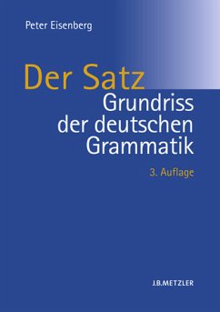 Grundriss der deutschen Grammatik - Eisenberg, Peter