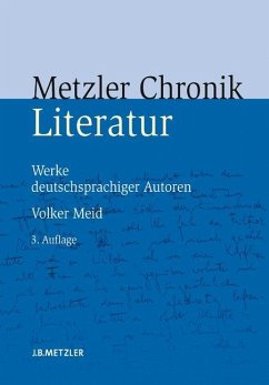 Metzler Literatur Chronik - Meid, Volker