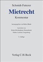 Mietrecht - Schmidt-Futterer, Wolfgang (Begr.) / Blank, Hubert (Hrsg.)