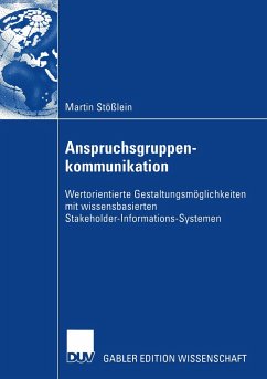 Anspruchsgruppenkommunikation - Stößlein, Martin