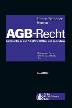 AGB-Recht - Ulmer / Brandner / Hensen